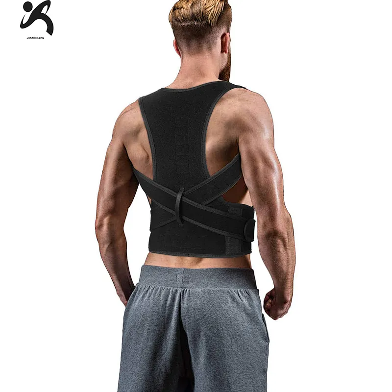 Neoprene Adjustable Magnetic Therapy Back Brace support Shoulder Posture Corrector Belt for unisex