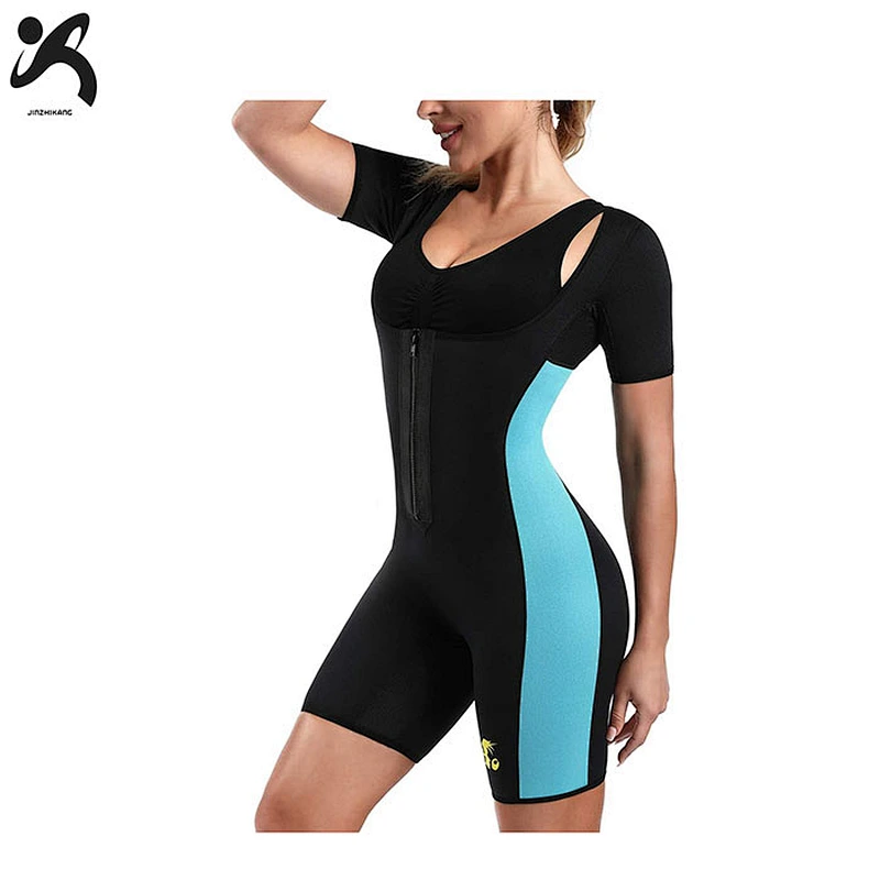 2020 Factory custom made fashion style slimming neoprene women full body shape sauna sweat suit for weight loss