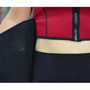 Professional neoprene waist trainer belt belly fat burner vest with waist trimmer waist slimming belt