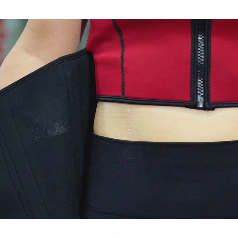 Professional neoprene waist trainer belt belly fat burner vest with waist trimmer waist slimming belt