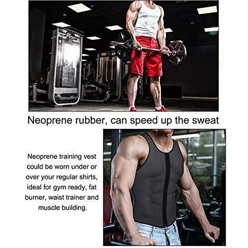 Slimming Vest Suit Neoprene Weight Loss Shapewear Waist Trainer Bodysuit Slimming Shirt Weight Loss