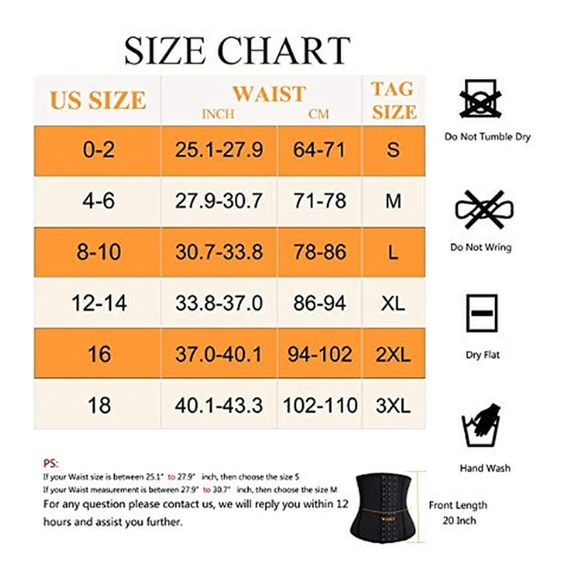 Factory customized neoprene sweat waist trainer slimming belt for weight loss