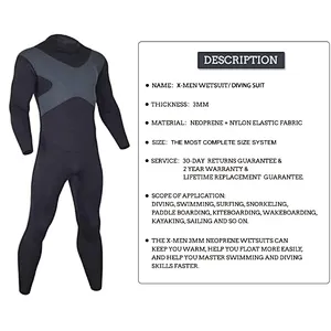 3mm 5mm Neoprene  wet suit  custom colored fabrics are soft and comfortable and skin-friendly  diving  wetsuit