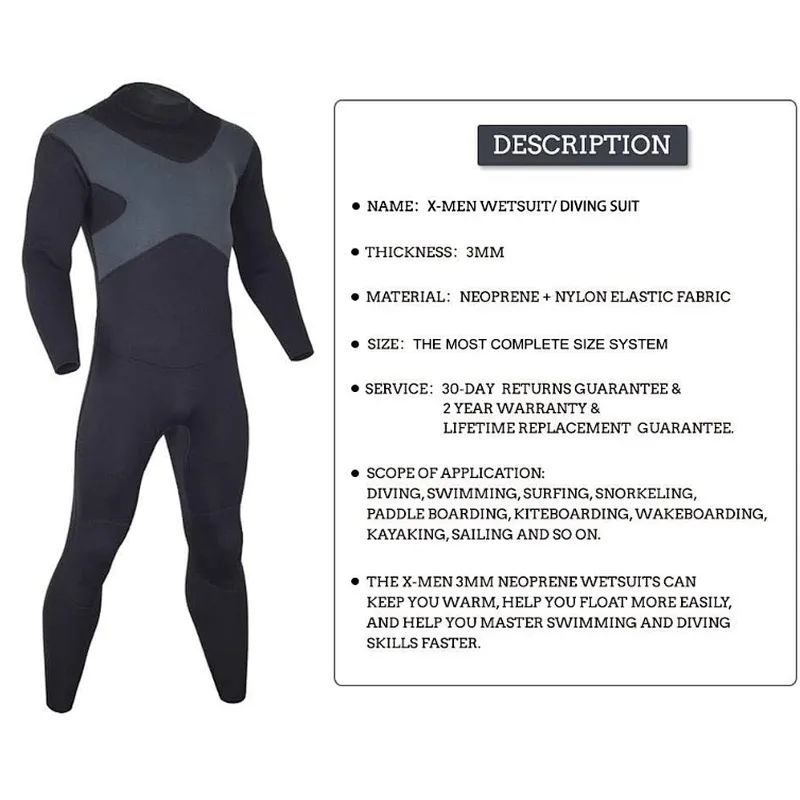 3mm 5mm Neoprene  wet suit  custom colored fabrics are soft and comfortable and skin-friendly  diving  wetsuit