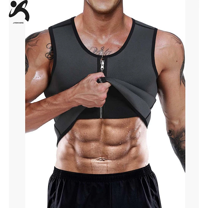 Professional Neoprene Men Gym Wear Sauna Slimming Suit Sweat Vest for Fitness