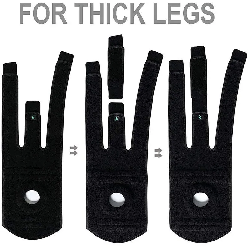 2019Hot selling brace for knee support adjust knee sleeve neoprene knee brace compression sleeve good quantity