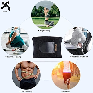 Custom Style High Quality Neoprene Adjustable Waist Trimmer Sweat Slimming Belt Waist Support