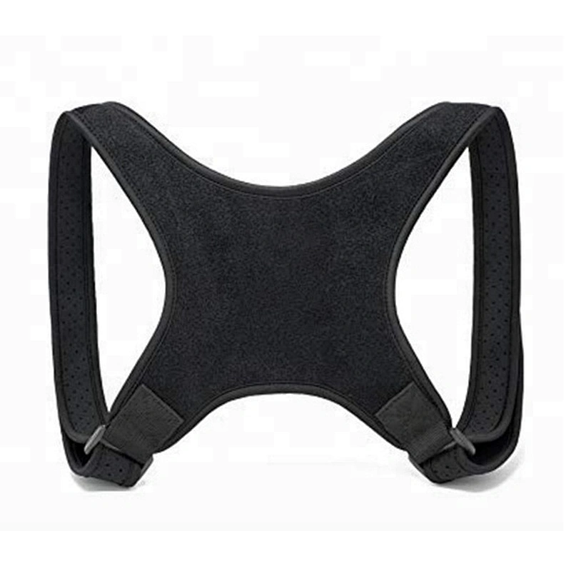 High quality neoprene adjustable back support shoulder protector back posture corrector