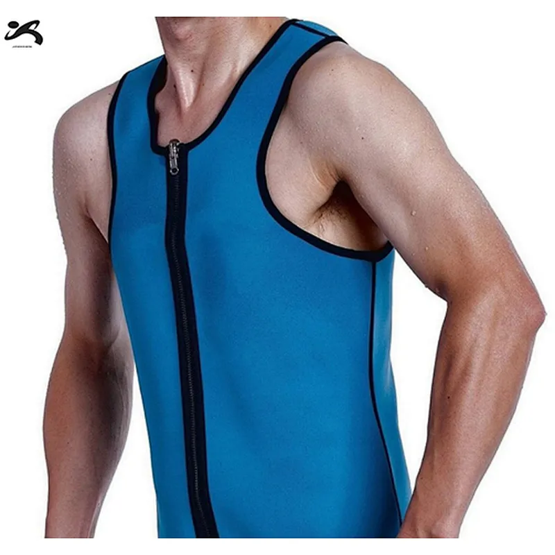 Men's Premium Workout Running  Top Slimming Polymer sauna vest for Weight Loss Abdomen Gym Fitness Shaperwear