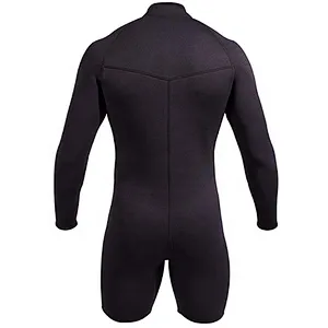 Wholesale short pant front zipper 3mm neoprene wetsuit men wetsuit for spearfishing