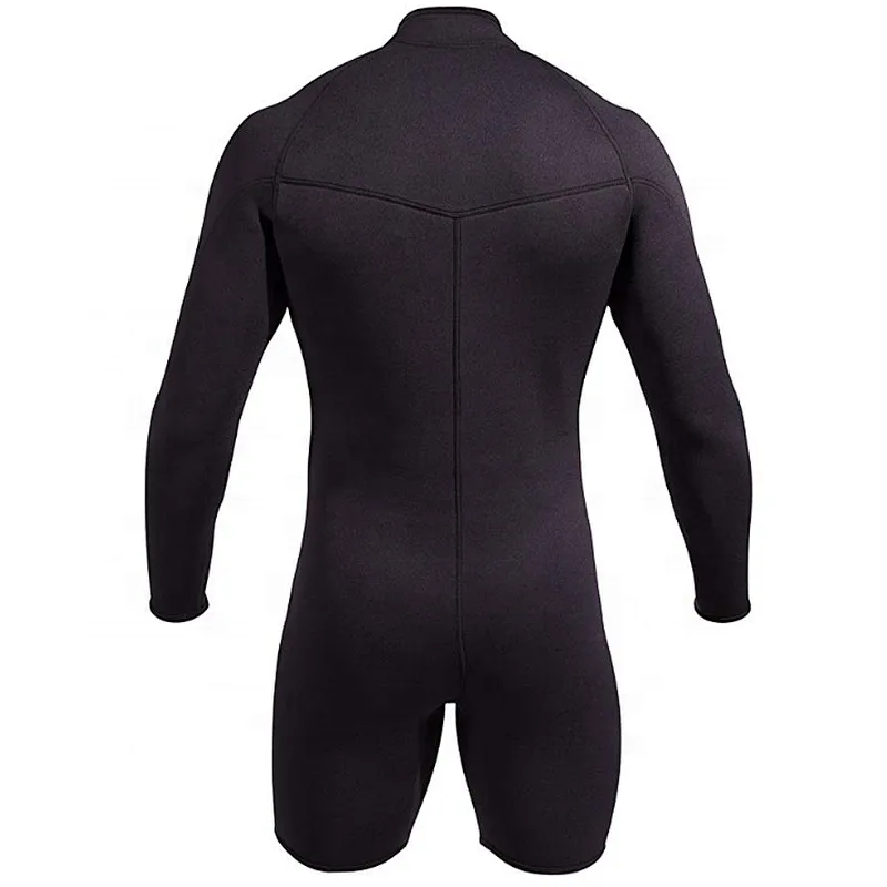 Wholesale short pant front zipper 3mm neoprene wetsuit men wetsuit for spearfishing