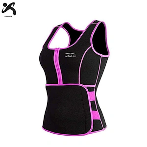 2019 Neoprene Custom Made Adjustable Tank Top Slim Vest Sweat Sauna Suit