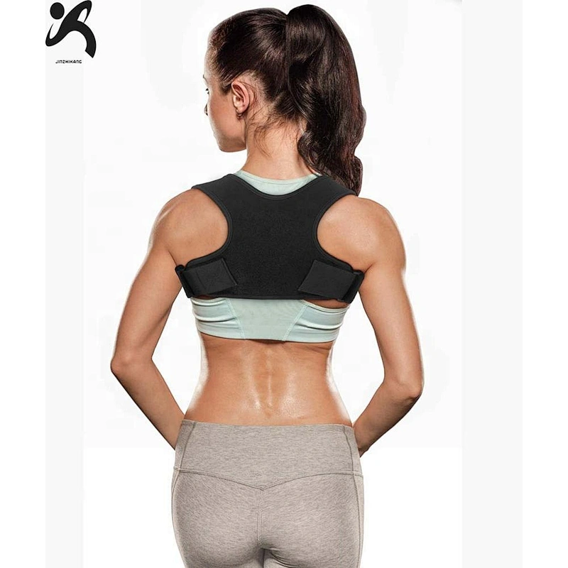 Adjustable Neoprene Shoulder Clavicle Support Belt Back Posture Corrector for Women and Men