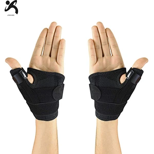 Sports adjustable stabilizing sport neoprene wrist brace wrap thumb splint for pain relief