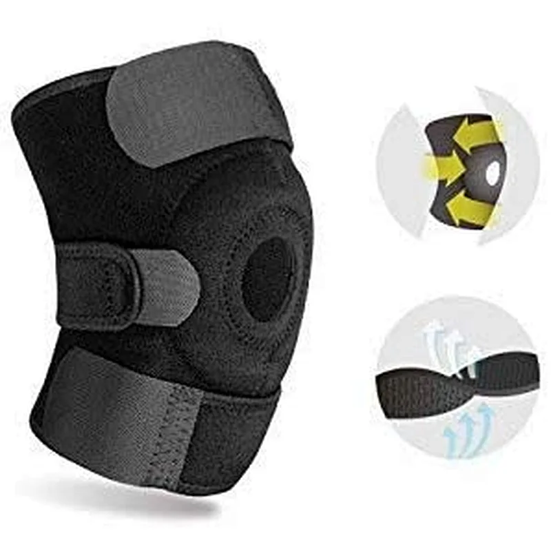 Knee Protector Pad Adjustable Breathable Sport Knee Support Bandage Neoprene Knee Brace