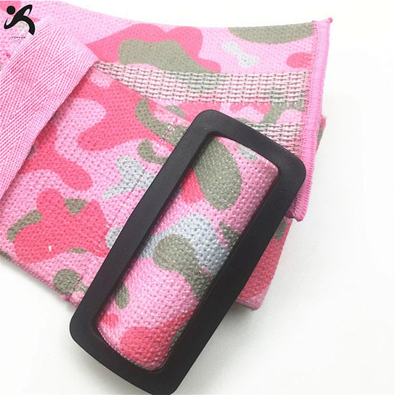 High quality custom logo new fitness exercise gym fabric elastic polyester hip booty circle resistance band