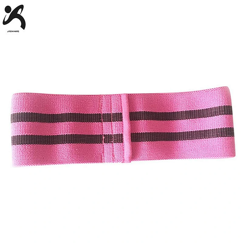 2020 New Style Custom Made High quality Polyester cotton latex thread resistance hip band hip resistance circle exercise band