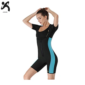 Customized Hot Sale Women Sauna Suit Printing Logo Neoprene Slimming Sweat Body Suit