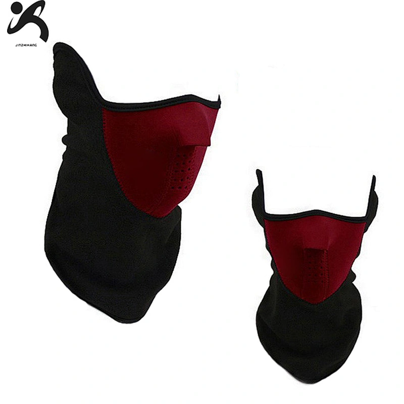 Wholesale neoprene Anti smog anti dust Winter Bicycle Motorcycle Ski mask Thermal Fleece windproof Half Face Mask