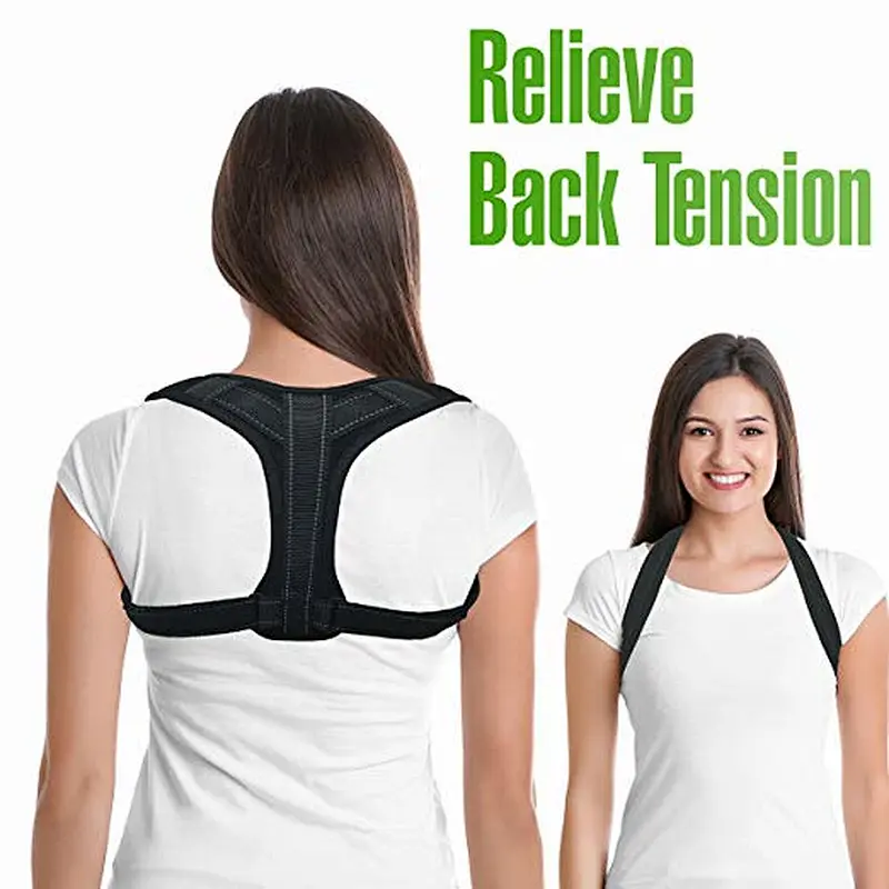 Manufacturer Custom Made Posture Corrector Reflective Effective Back Support Belt Strap Bad Posture