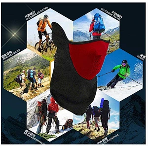 Wholesale neoprene Anti smog anti dust Winter Bicycle Motorcycle Ski mask Thermal Fleece windproof Half Face Mask