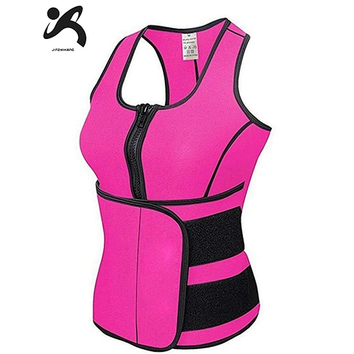 Neoprene Corset Sweat Shaper Sauna Vest With Waist Trainer Belt