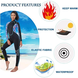 Professional 3mm 5mm neoprene women winter wetsuit surfing with high quality