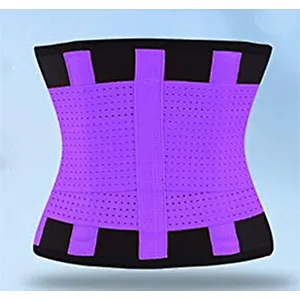 Custom logo neoprene sport waist support belt weight loss waist trainer belt sweat trimmer belt