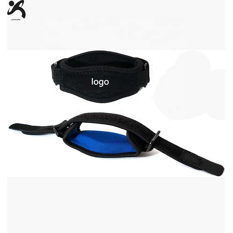 adjustable t bandage tennis black sport dial dog elbow brace support strap with icepack