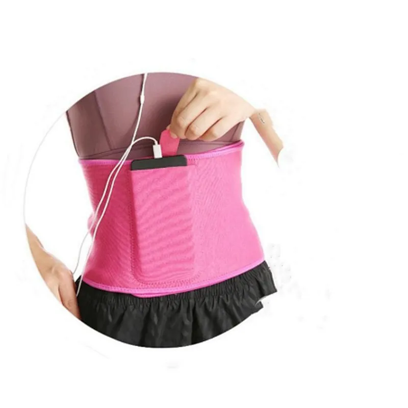 2020 selling Neoprene Waist Trainer Belt Gym Sports  Slimming Waist Trimmer Belt Adjustable Tummy Safety