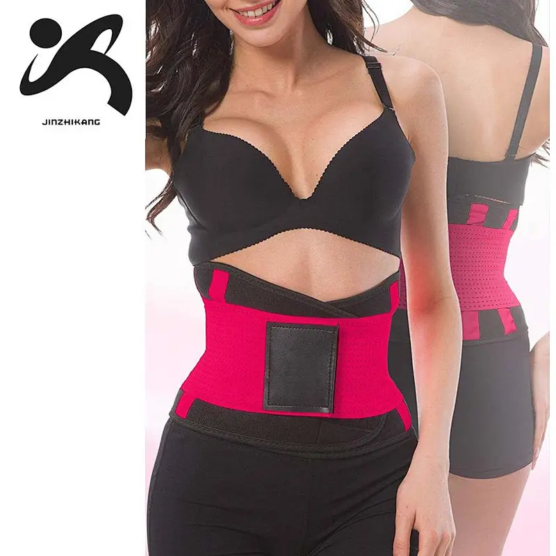 2019 RTS Custom logo workout back support slimming waist trainer belt compression jogger waist trimmer