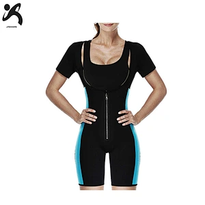 2020 Factory custom made fashion style slimming neoprene women full body shape sauna sweat suit for weight loss