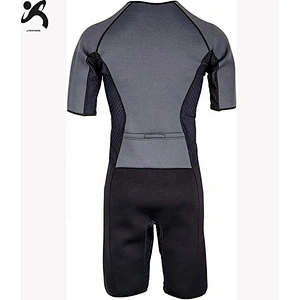 Professional neoprene men Fat Burner Short Sleeve Sauna Suit for weight loss
