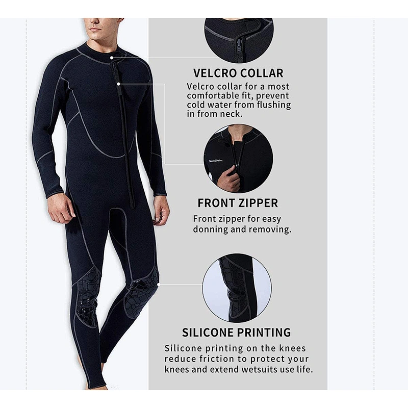High quality Neoprene wetsuit long sleeve surfing suits swimming suit custom diving wetsuit