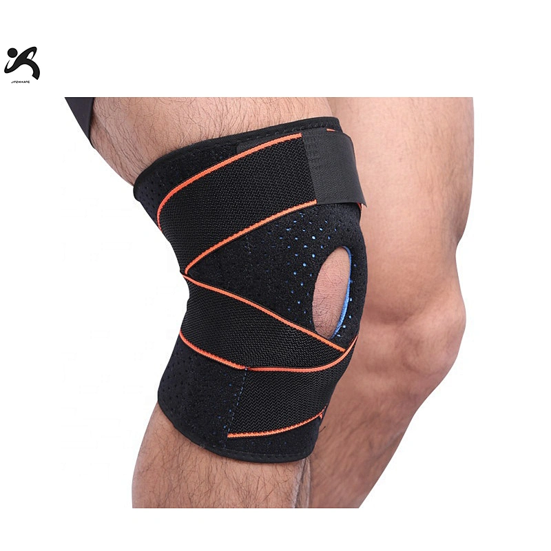 custom logo  compression  knee sleeve brace support belt knees adjustable  pads