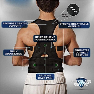 2019 hot sale Comfortable Neoprene Material Shoulder Back Support upper adjustable back posture corrector