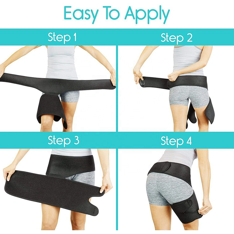 Adjustable Neoprene Compression Groin Strain Pain Wrap Recovery Thigh snd hip Wrap