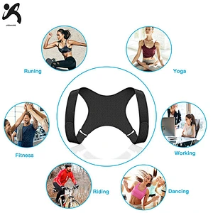 Wholesale adjustable shoulder brace customized logo posture corrector comfortable back support