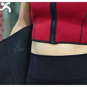 2021 new style neoprene sauna suit tank top vest and slimming belts waist trainer belt for weight loss
