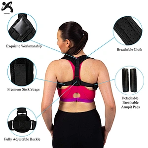 High Quality Elastic Sports Clavicle Support Brace Back Posture Corrector