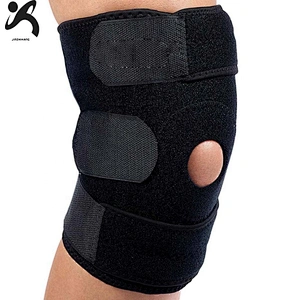 Neoprene waterproof Adjustable Knee supporter Open Patella Hing Knee Brace Support