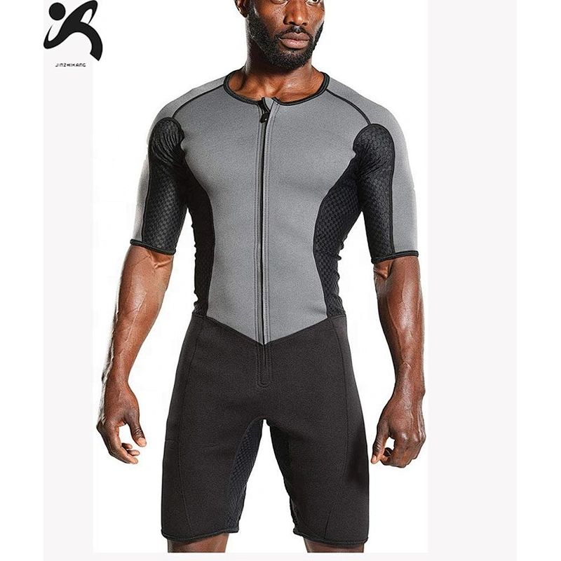 Professional neoprene men Fat Burner Short Sleeve Sauna Suit for weight loss