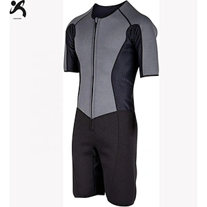 Professional neoprene men Fat Burner Short Sleeve Sauna Suit for weight loss