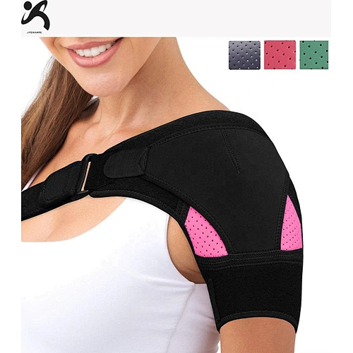 Adjustable High Compression Tourmaline neoprene shoulder support for men and women