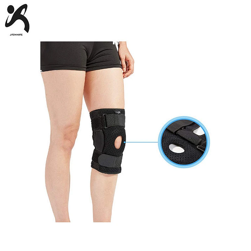 Customized Compression Adjustable wrap neoprene compression knee sleeve support brace