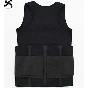2021 new style neoprene sauna suit tank top vest and slimming belts waist trainer belt for weight loss