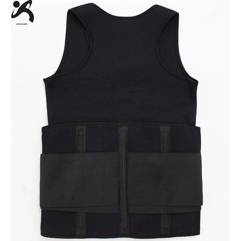 2021 new style neoprene sauna suit tank top vest and slimming belts waist trainer belt for weight loss