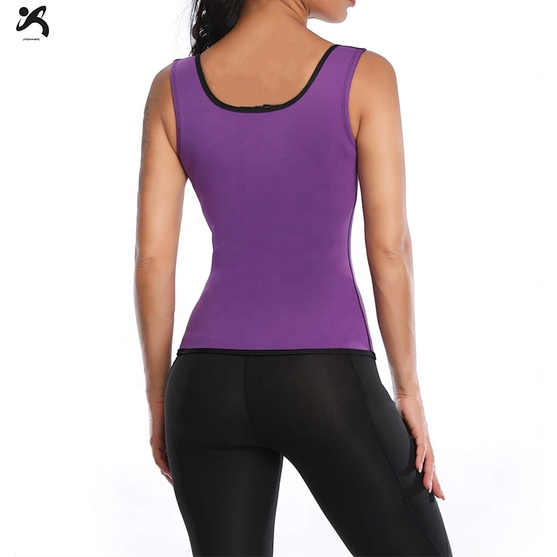 2020 Women  Neoprene Waist Trainer Vest Slimming Corset Sauna Tank Weight Loss Body Shaper Shirt