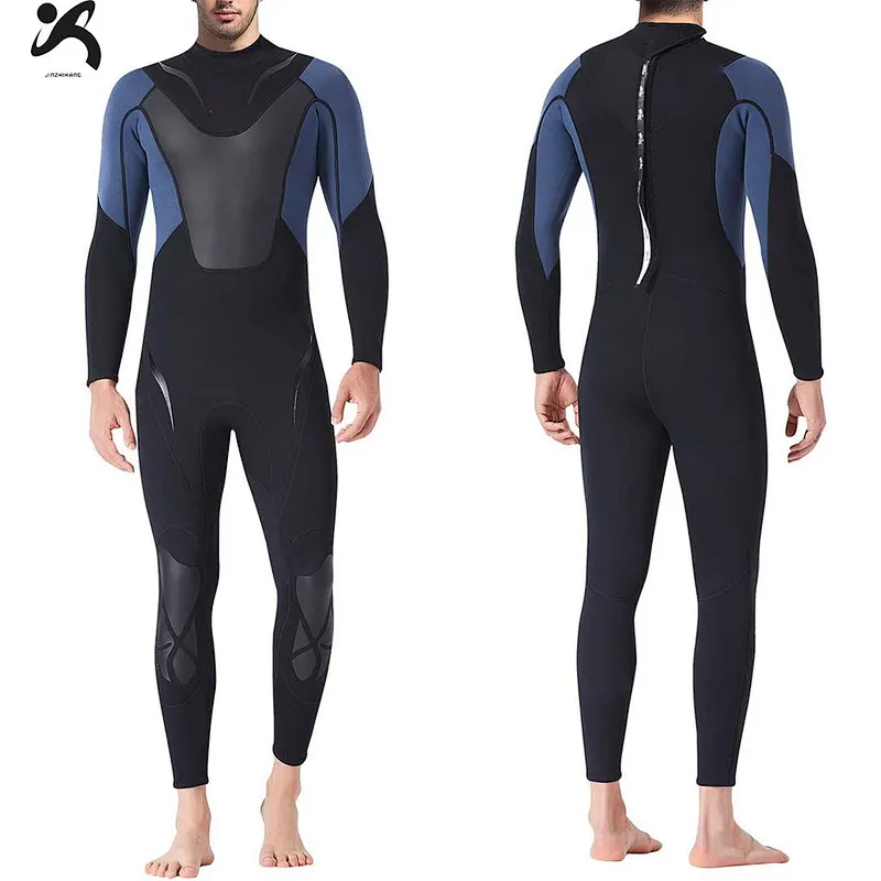Manufacturer Custom logo long Sleeve men Neoprene Open Water Swimming Wetsuit for Surfing Diving