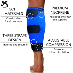 2020 RTS Wholesale  Promotional Leg Running Sleeves Support Compression Brace Calf Shin Socks